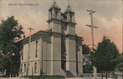 Methodist Church, Napa Postcard