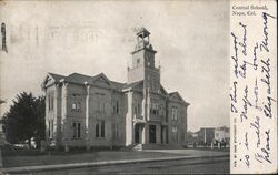 Central School, Napa, California Postcard