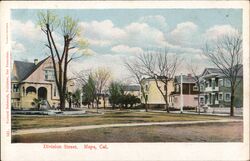 Division Street, Napa Postcard