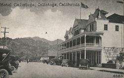 Hotel Calistoga, Calistoga Postcard