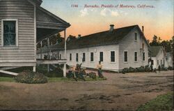Barracks, Presidio of Monterey California Postcard