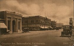 Chester Avenue, Bakersfield Postcard
