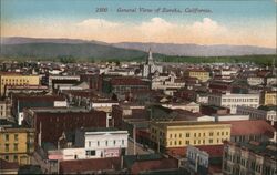 2500 - General View of Eureka Postcard