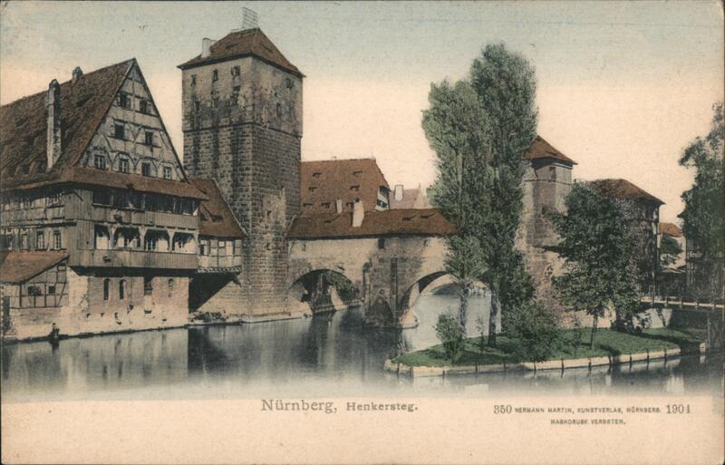 Nürnberg, Henkersteg. Bavaria Germany