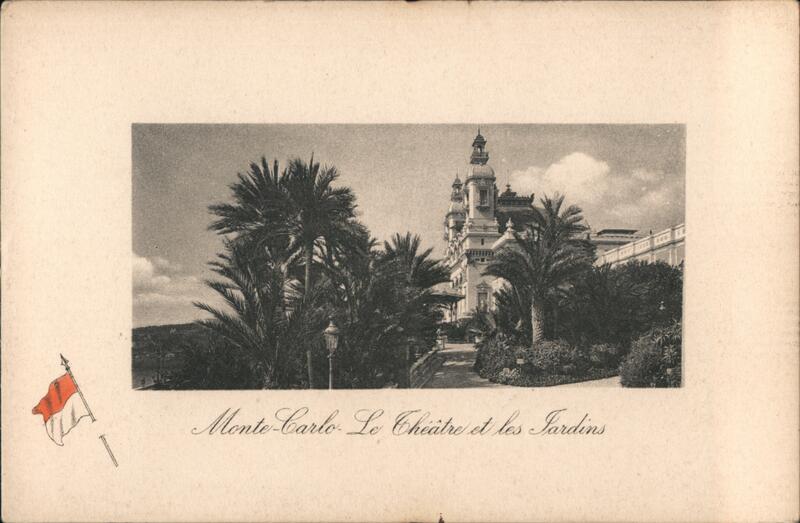Monte-Carlo, Le Théâtre et les Jardins Monte Carlo Monaco