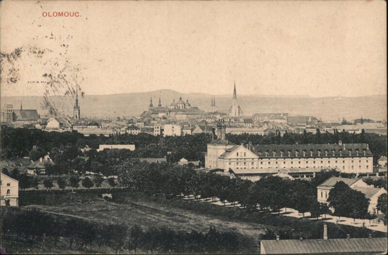 Olomouc Cityscape 1914 Czech Republic Eastern Europe