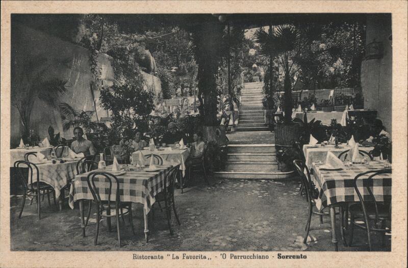 Ristorante La Favorita, o Parrucchiano - Sorrento Italy