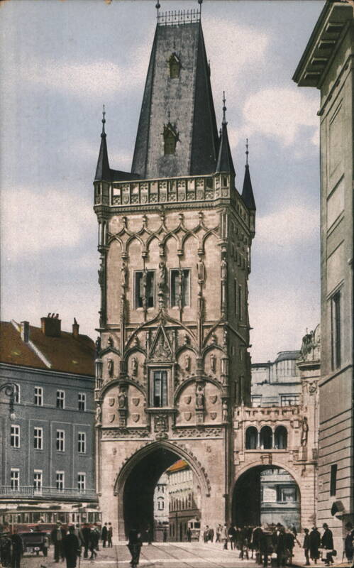 Prague Powder Tower Czechia Eastern Europe