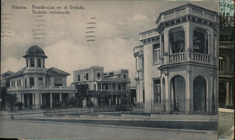 Havana Cuba Vedado Residences 1923