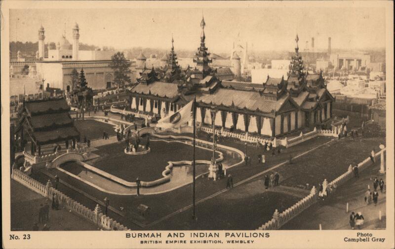 Burmah and Indian Pavilions, Wembley London England United Kingdom