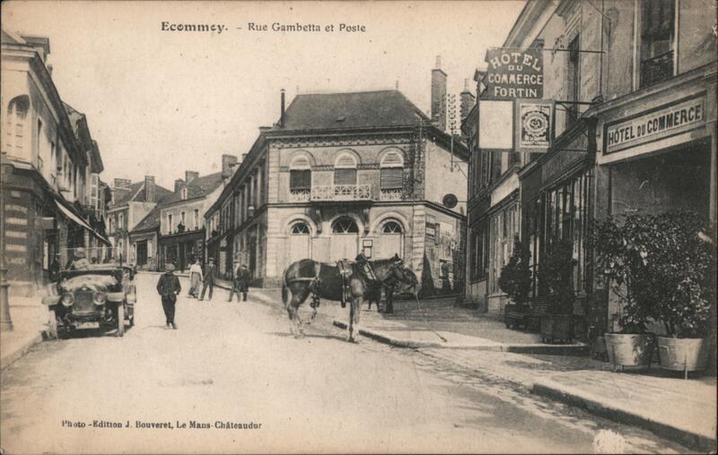 Eccomey - Rue Gambetta et Poste Eccommcy France