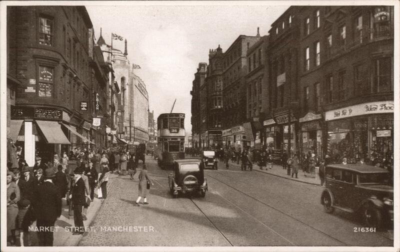 Market Street Manchester England Greater Manchester