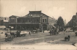 Paris Gare de Vincennes Postcard