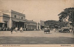 Soerabaia-Kota Train Station Postcard