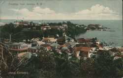 Port Antonio, Jamaica, B.W.I. Postcard