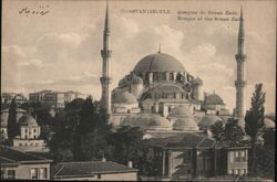 Constantinople. Mosque of the Schah Zade. Postcard