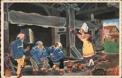 Making Cider in Normandy, France Postcard