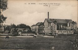 Le Mans - Grand Moulin du Petit St-Georges Postcard
