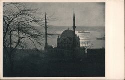 Tophane Mosque, Istanbul, Turkey Postcard