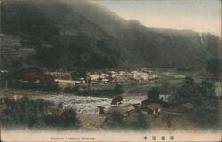 View of Yumoto, Hakone Postcard