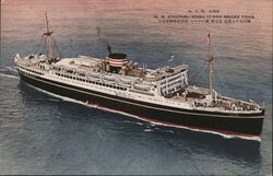 NYK Line M.S. Chichibu Maru Postcard