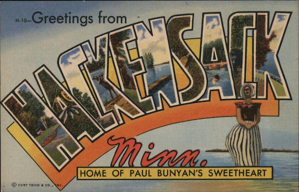 Greetings from HAckensack Minnesota