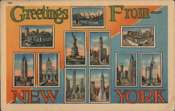 Greetings from New York New York City