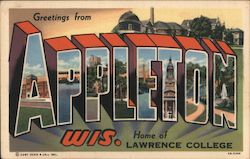 Greetings from Appleton Postcard