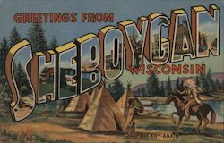 Greetings from Sheboygan Postcard