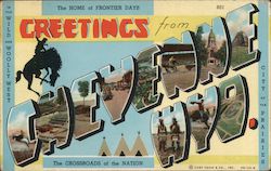 Greetings from Cheyenne Wyoming Postcard Postcard Postcard