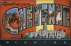 Greetings from Cheyenne Wyoming Postcard Postcard Postcard