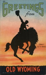 Greetings from Wyoming Postcard