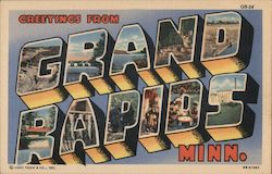 Greetings from Grand Rapids Postcard