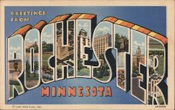 Greetings from Rochester Minnesota Postcard Postcard Postcard