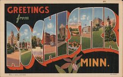 Greetings from Rochester Minnesota Postcard Postcard Postcard