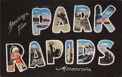Greetings from Park Rapids Postcard