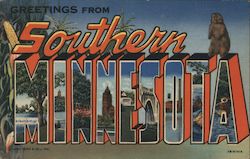 Greetings from Michigan Postcard