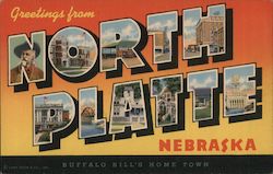 Greetings from North Platte Postcard