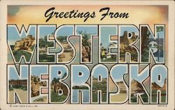 Greetings from Western Nebraska Postcard