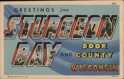 Greetings from Sturgeon Bay Postcard