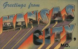 Greetings from Kansas City Missouri Postcard Postcard Postcard