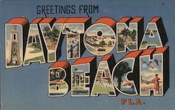 Greetings from Dayton Beach Postcard