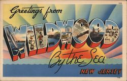 Greetings from Wildwood by the Sea Postcard