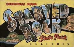 Greetings from Starved Rock State Park Postcard
