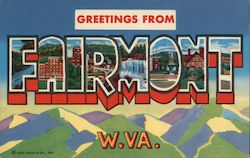 Greetings from Fairmont Postcard