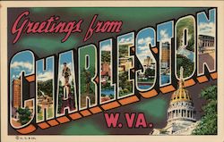 Greetings from Charleston Postcard