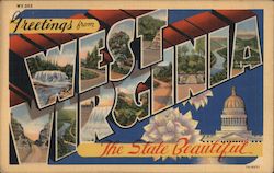 Greetings from Virginia Postcard