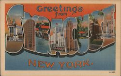 Greetings from Syracuse Postcard