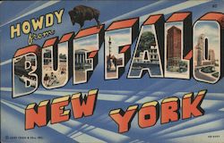 Greetings from Buffalo New York Postcard Postcard Postcard