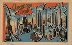 Greetings from New York City Postcard